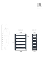 Weldone Solid Wood Book Shelf