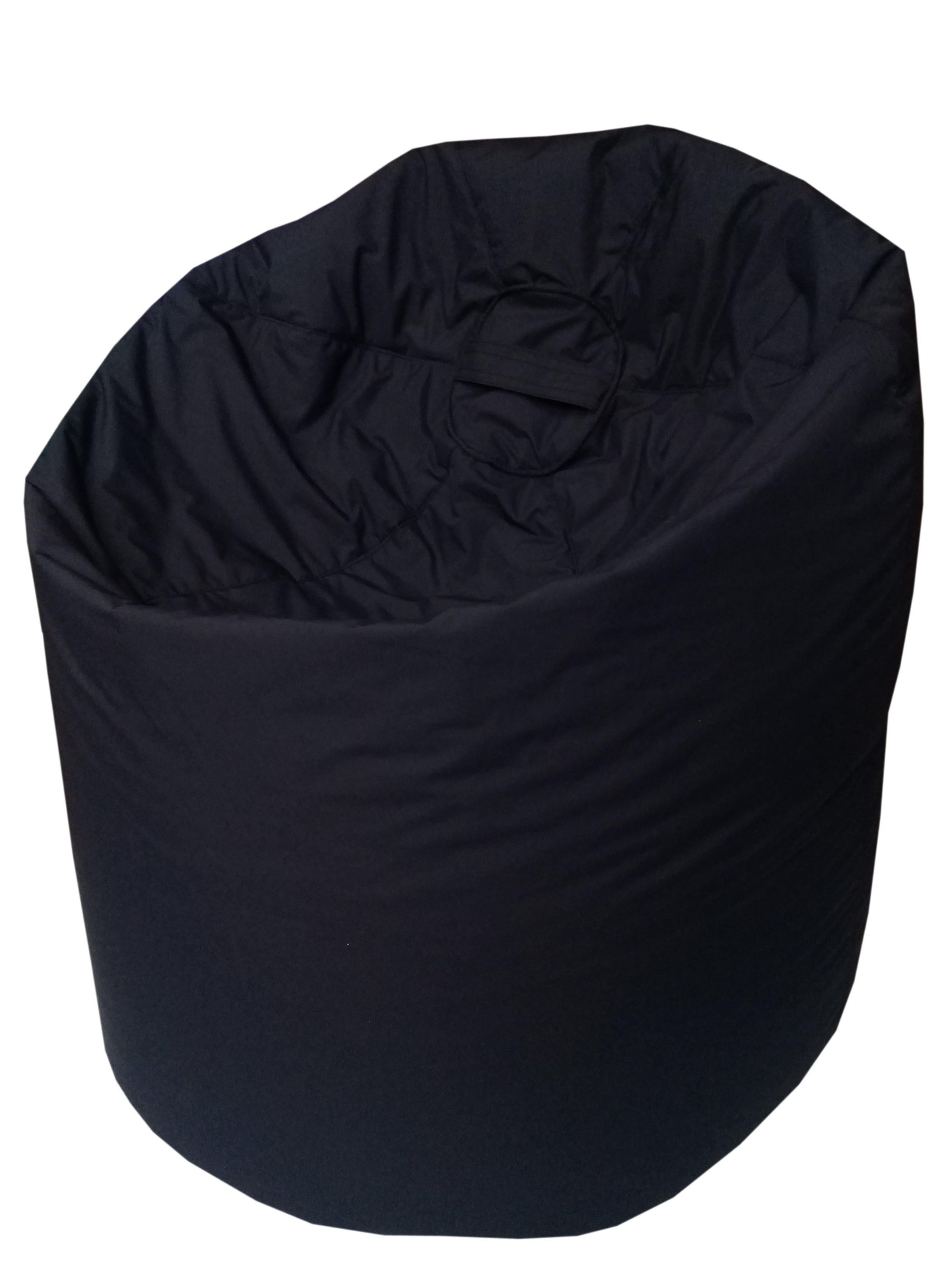 Plain Parachute - Black Bean Bag