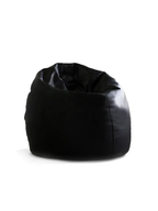 Dark Black Bean Bag