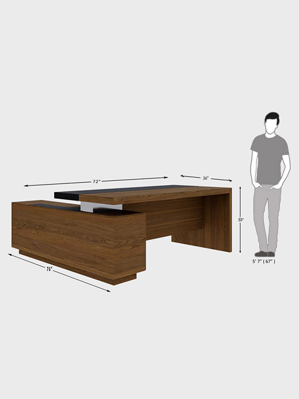 Grena Econo Desk And Side Rack