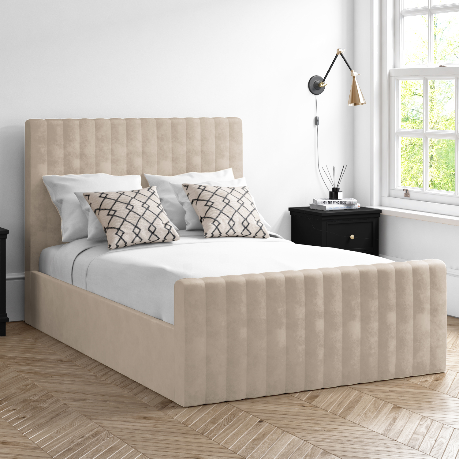 Kapser Upholstery Double Bed