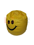 Leatherite smiley bean bag