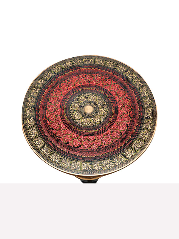 Maroon Naqashi Table