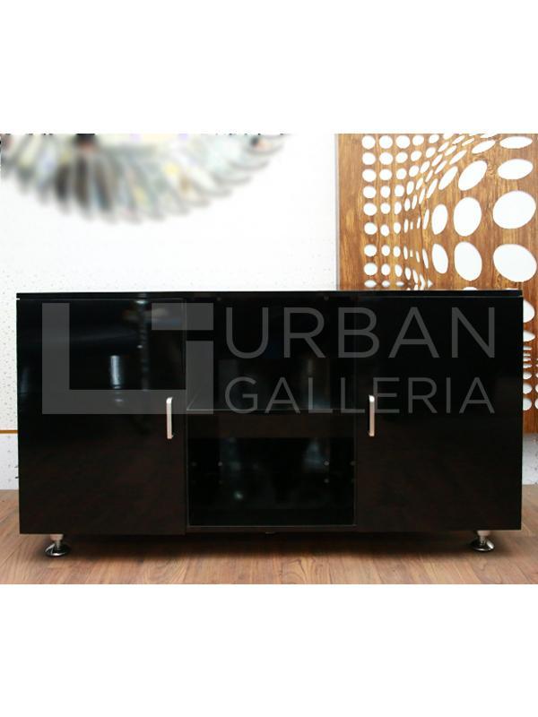 Olavo Executive Table with Side Rack