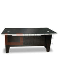 Olavo Executive Table with Side Rack