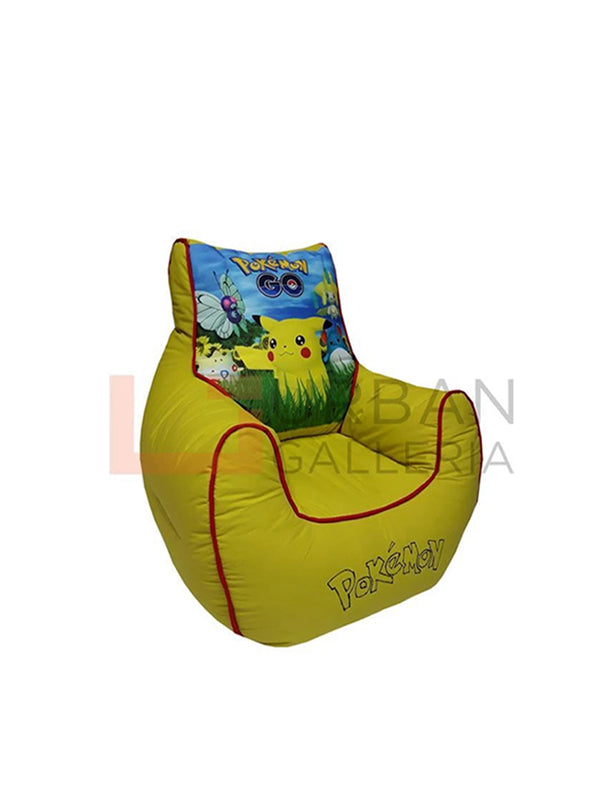 Pokemon bean bag sofa yellow