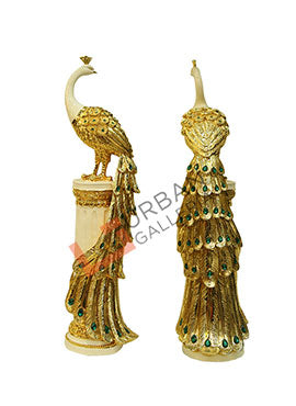 Amrotic Peacock Decorative Figurine Set