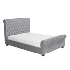 Sleigh Upholstery Double Bed