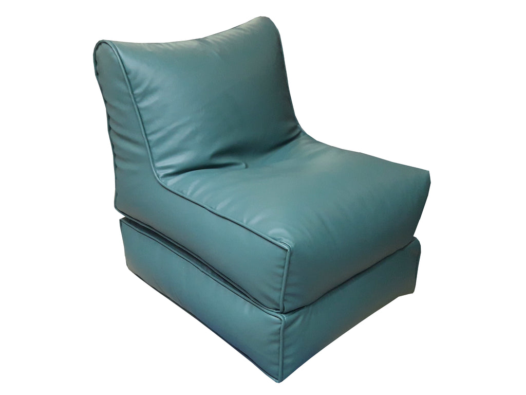 Sofa Cum Bed Leatherite - Blue