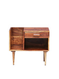 Trough Bed Side Table - Mohagony Brown