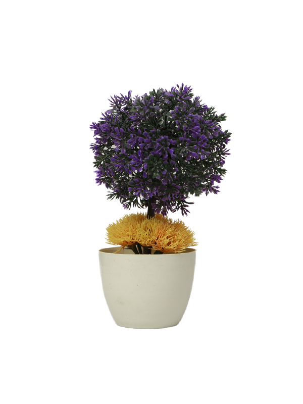 Mini purple tree planter