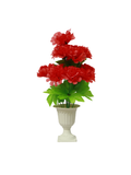 Fancy pot planter-Red flowers