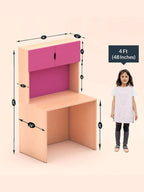 Melinda Study Table in Pink