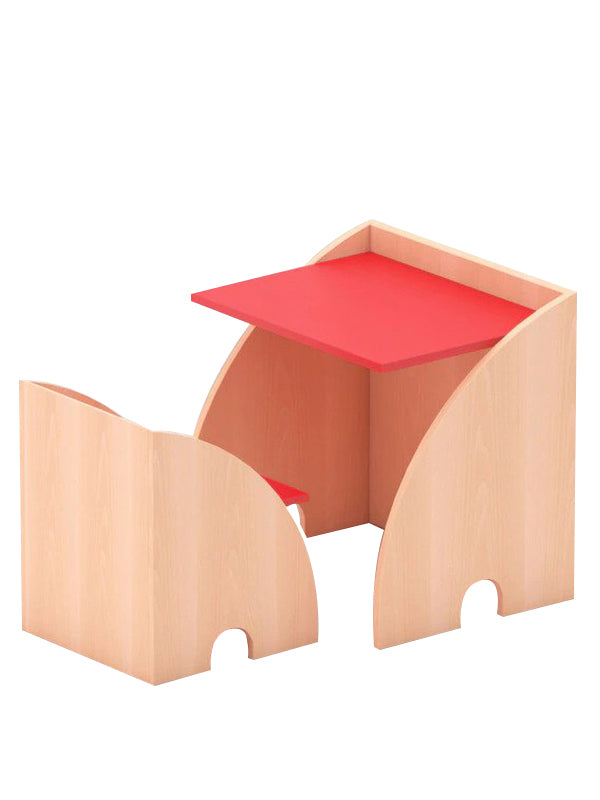Plymton Infant Table in Red colour