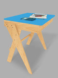 Glaser Study Table in Blue