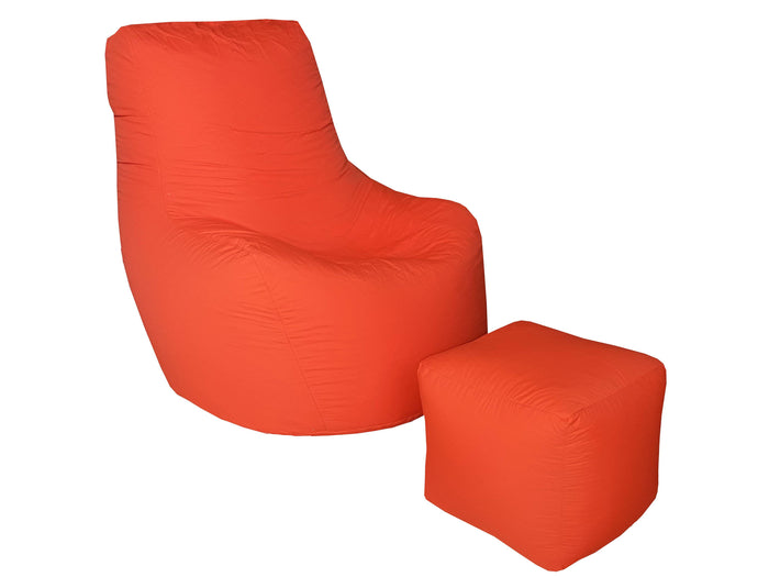 Alaska Bean Bag - Orange - Urban Galleria