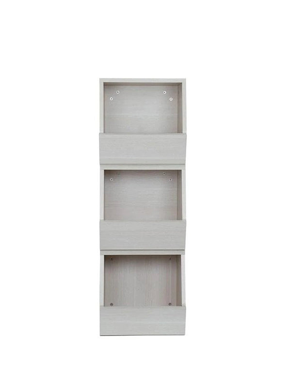 Midinger Kids 3 Tier Compact Book Shelf in Oak Colour