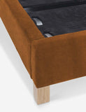 Jude Upholstered Bed (Brown)