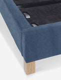 Jude Upholstered Bed (Blue)
