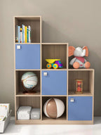 Braylon Multipurpose Book shelf in Drift Wood Finish