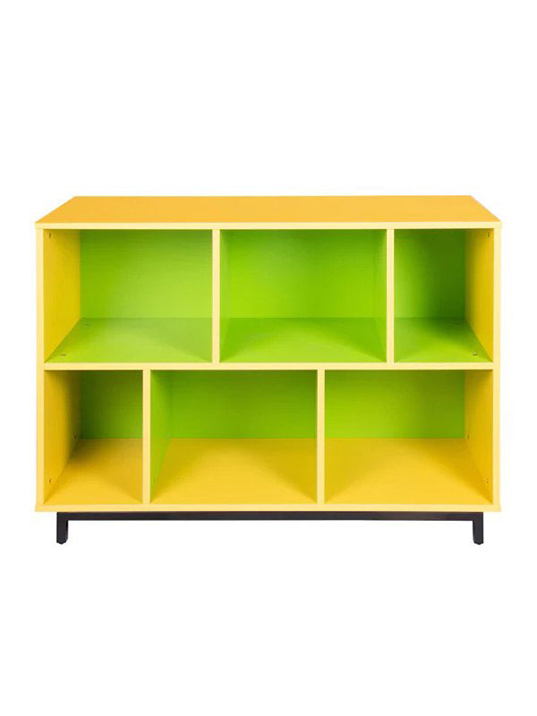 Connally Bookshelf in Yellow & Green Colour