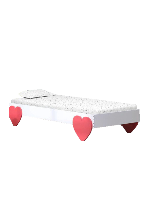 Cricklae Birch Wood Single Bed in White