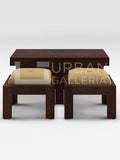 Conan Coffee Table with Stools