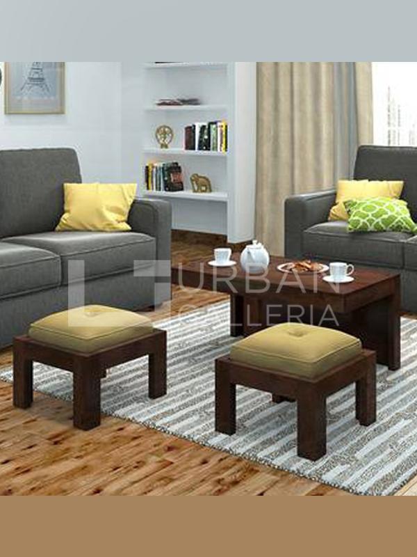 Conan Coffee Table with Stools