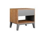Nozty Double Bed With One Side Tables
