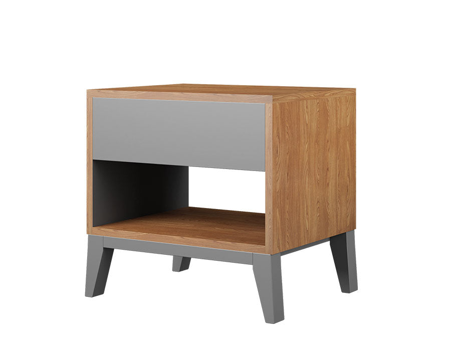 Nozty Double Bed With One Side Tables