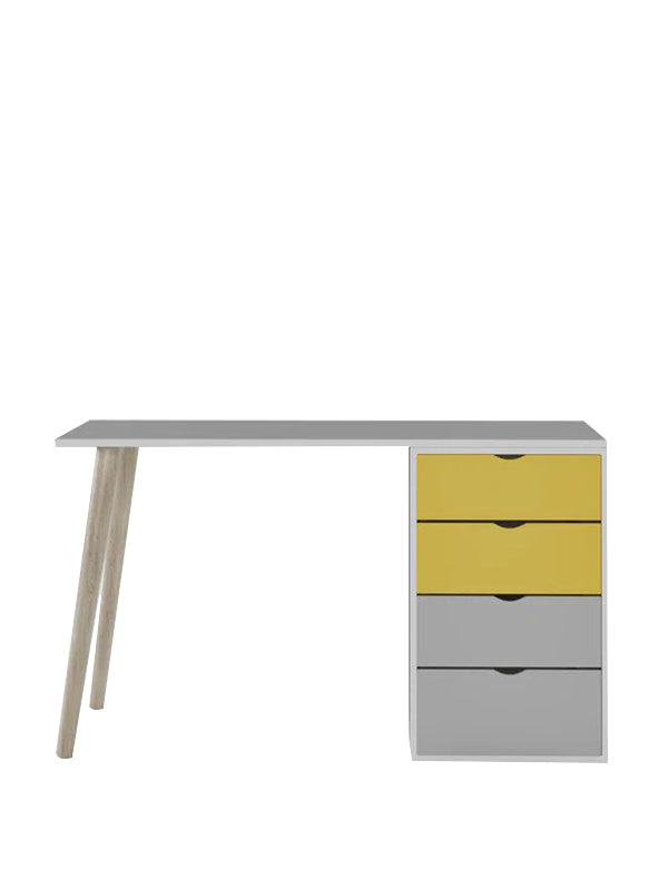 Lamantia Study Table in Yellow colour
