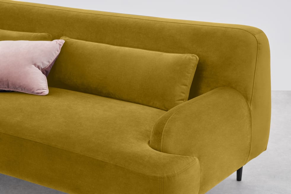 Gold Rivet Double Seater