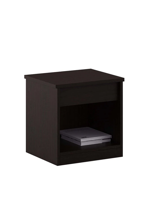 Elbina Bed Side Table - Dark Brown