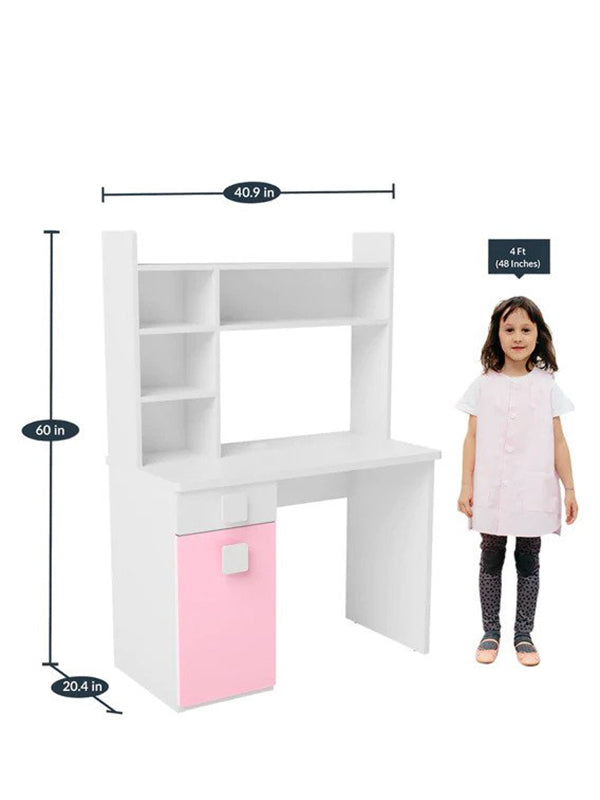 Westerleigh Study Table in Pink Colour