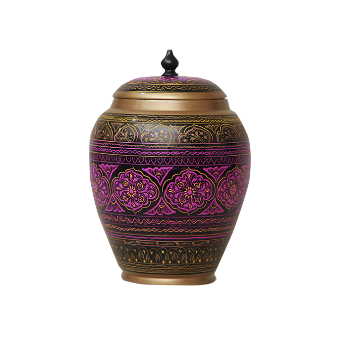 Boho Candy Jar - Pink