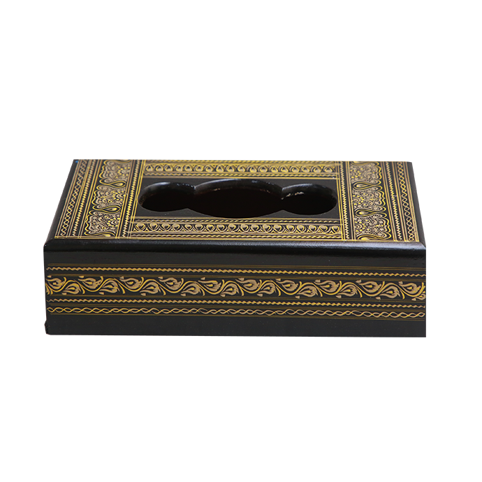 Hebrew Tissue Box - Goldern Charm