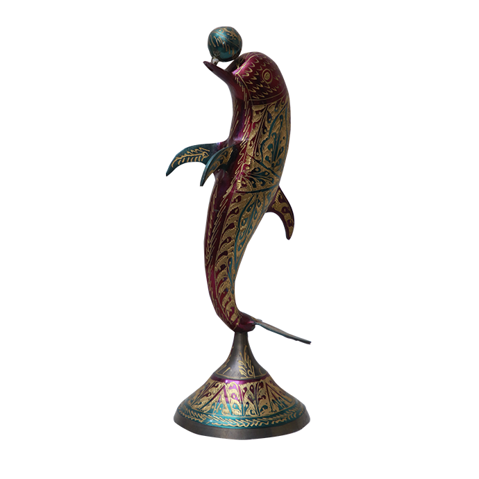 Playful Dolphin Decorative Figurine