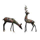 Gazing Deers Decorative Figurine