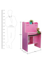Angellette Study Unit in Pink Colour - Urban Galleria