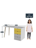 Lamantia Study Table in Yellow colour