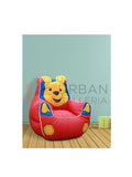 Pooh Kids Bean Bag Sofa Red