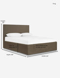 Amara Upholstered Bed