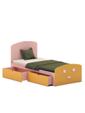 Alexander Single Bed with storage in Yellow - Urban Galleria