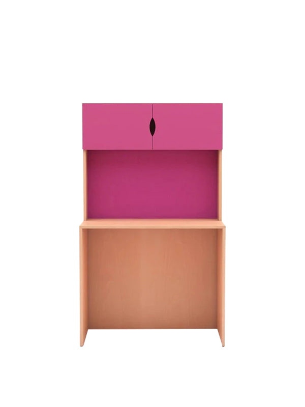 Melinda Study Table in Pink
