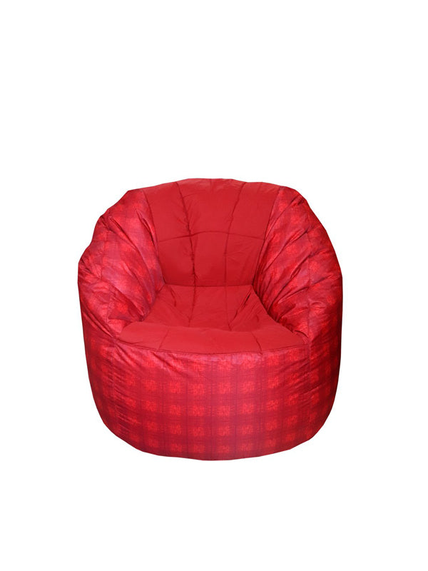 Sports Chair Bean Bag - Printed Red