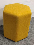 Stanley - Upholstered Mustard Sofa Stool - Urban Galleria