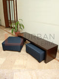 Tipton Coffee Table With Stools